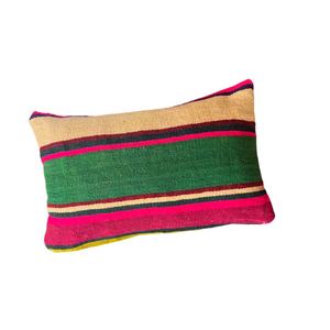Peruvian Frazada Lumbar Pillow- Ferreñafe