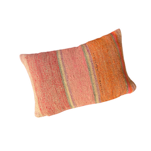 Peruvian Frazada Lumbar Pillow- Tumbes