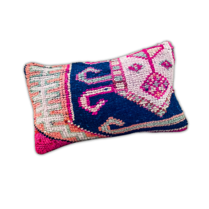 Turkish Kilim Lumbar Pillow Cover- Marin