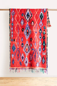 No. 40- Vintage Moroccan Boujaad Rug